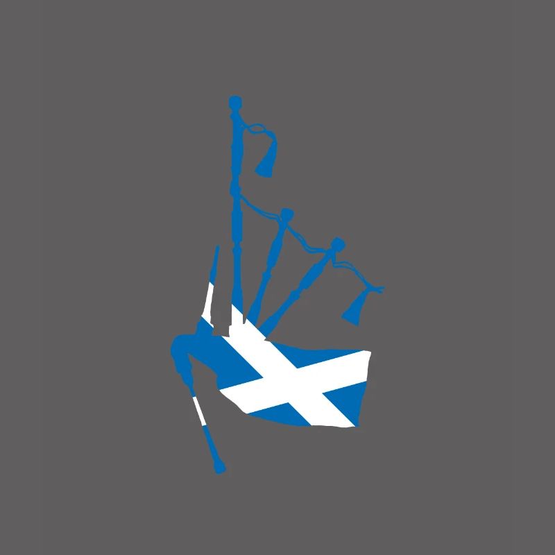Cornemuse et drapeau écossais