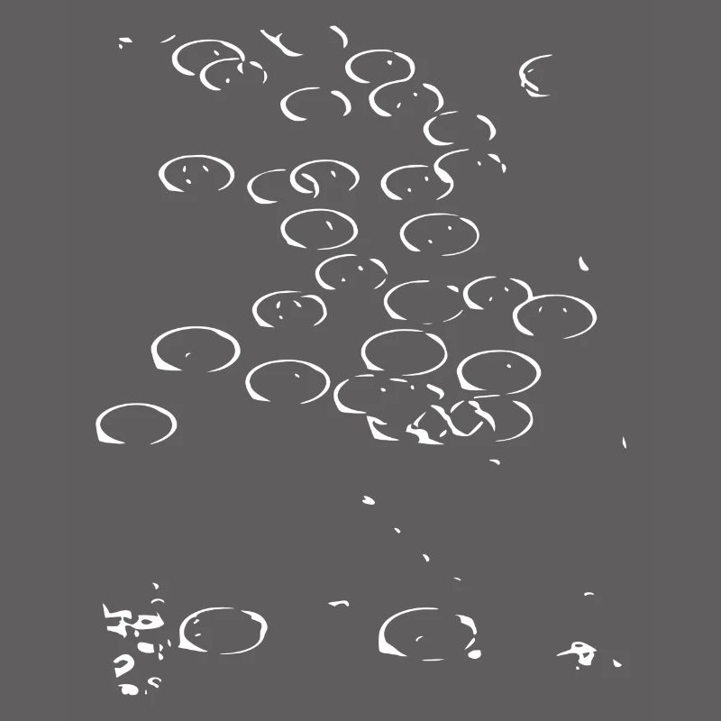 Abstract Dots / White / Line / Pattern