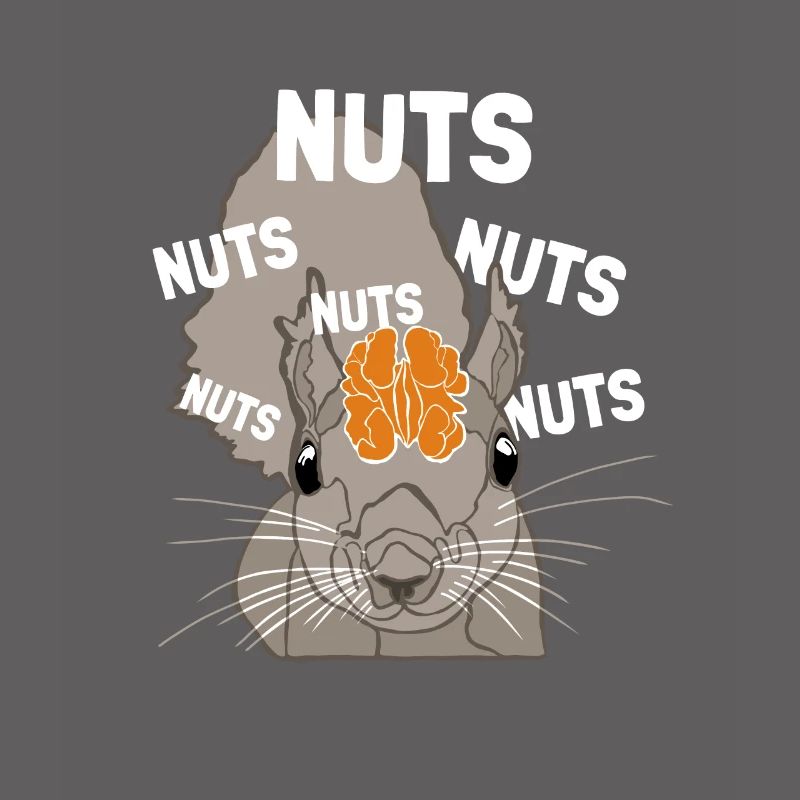 Nuts Brain Fox Squirrel Grey Squirrel