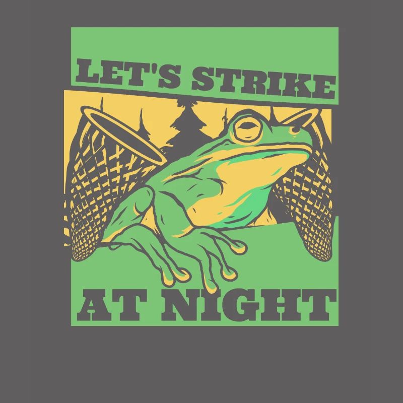 Let's Strike At Night Toad Tadpole Frog