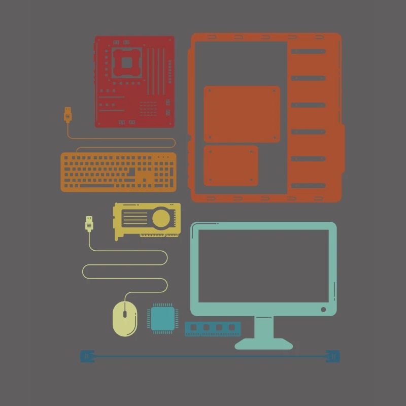 Retro Hardware Admin IT Operations Computer Scientist
