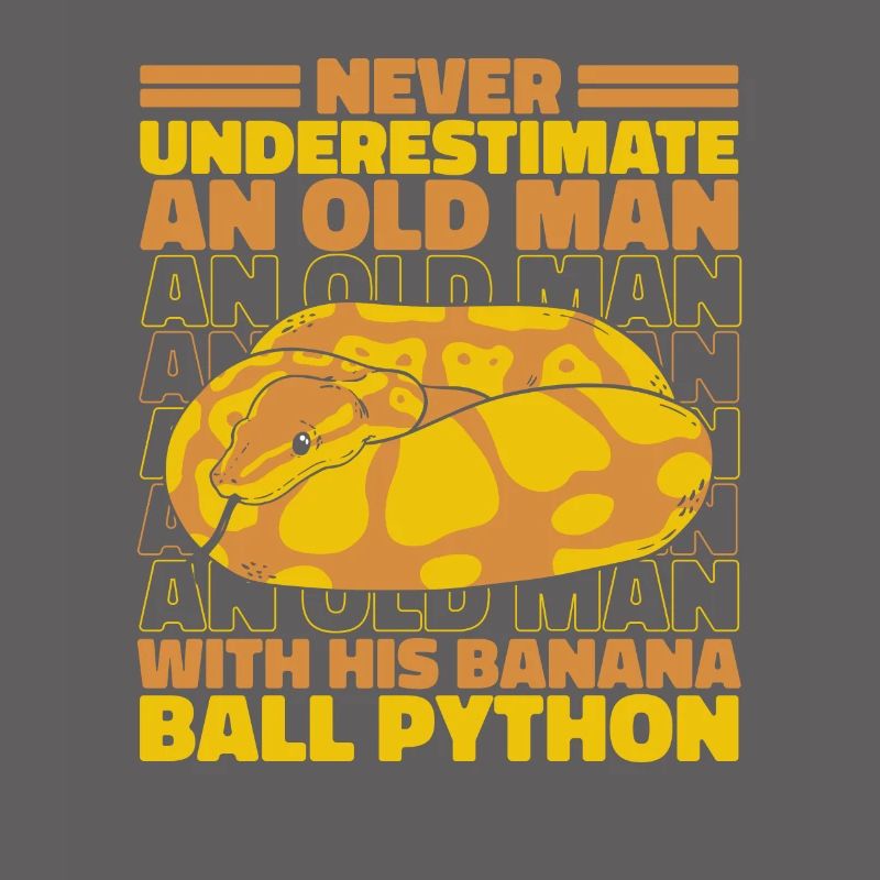 Never Underestimate Old Man Python Banana Ball