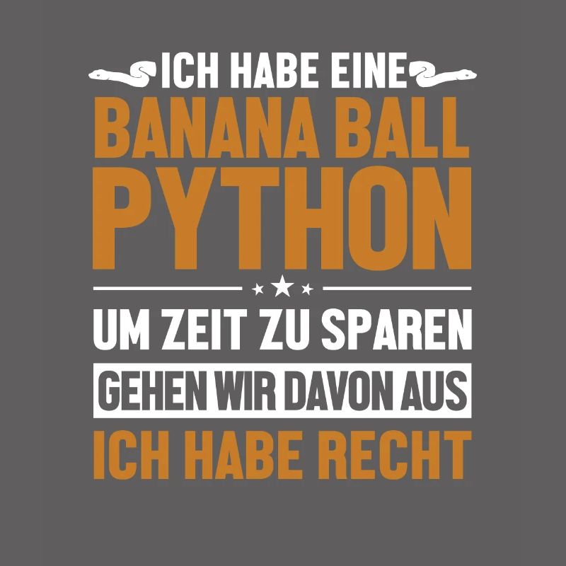 Banana Ball Python hat immer Recht Python Banana