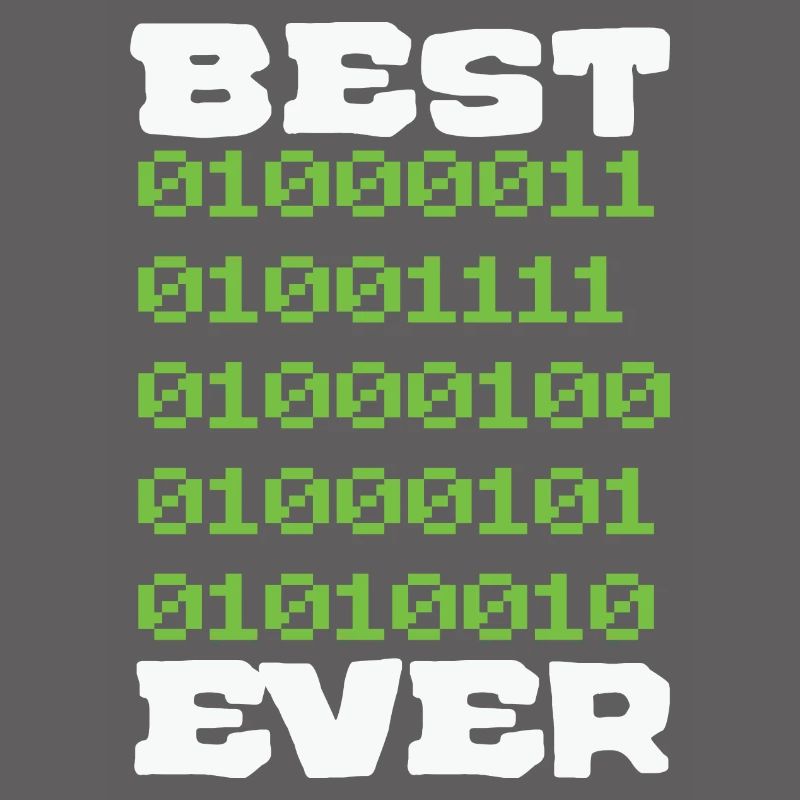 Best Coder ever Father Men Funny Nerd