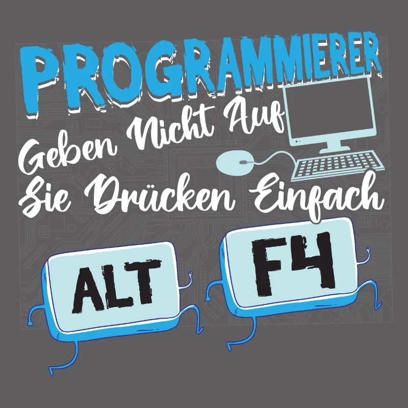Programmierer Informatiker geben nicht auf