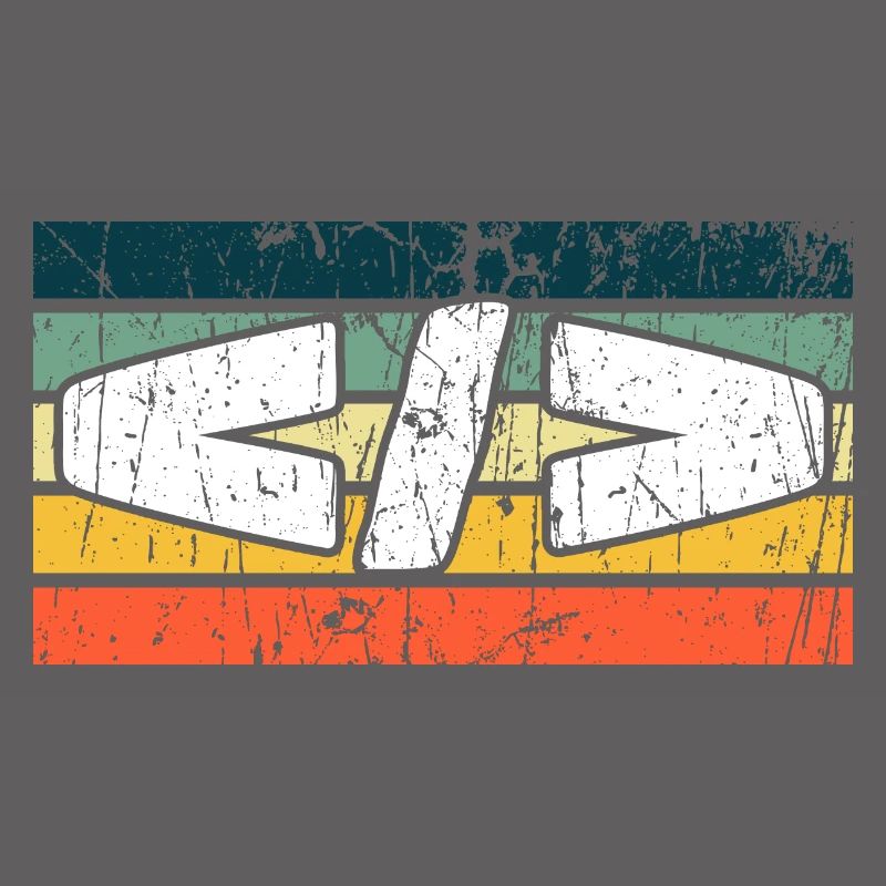 Retro Web Developer Programmer Coding