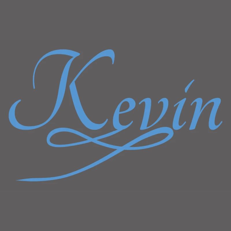 Kevin in cursive script