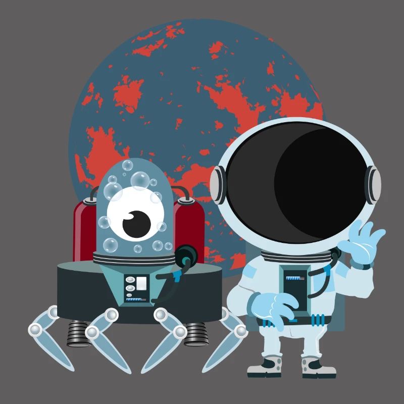 Voyage dans l'espace avec l'astronaute