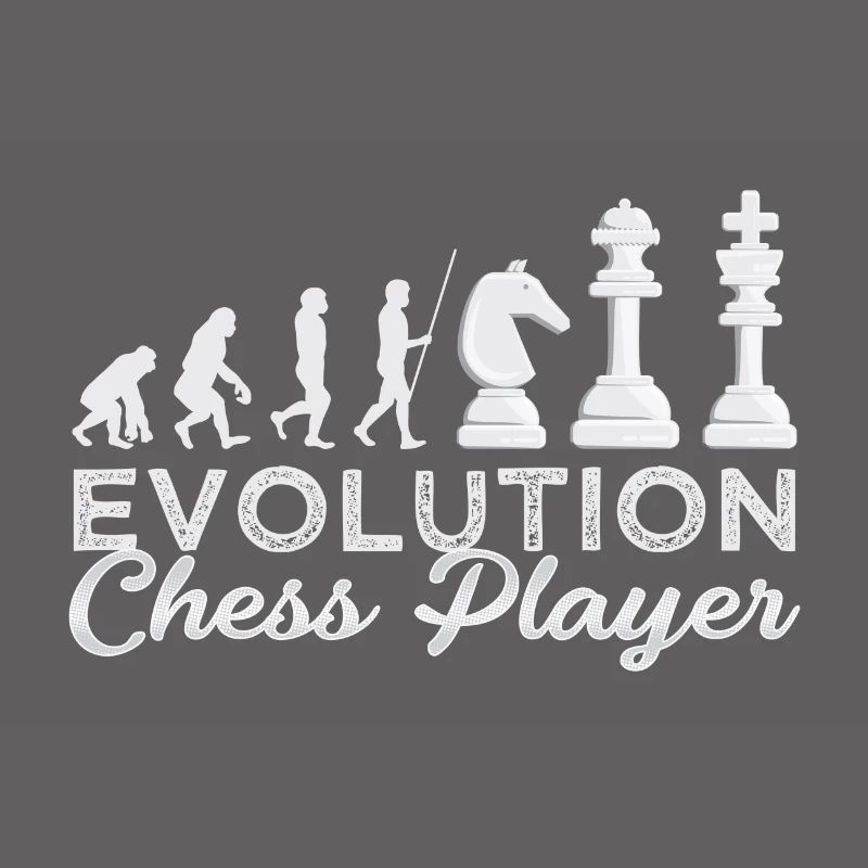 Chess Evolution Chessplayer Idea Gift
