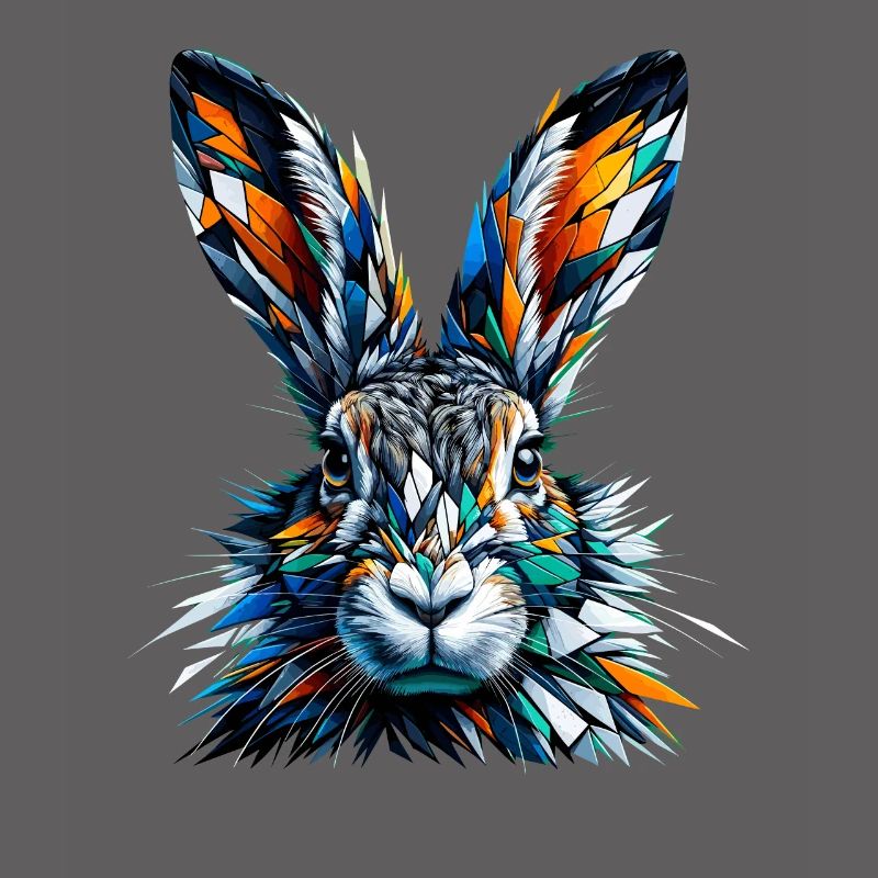 Polygon Art Jackrabbit Jackrabbits