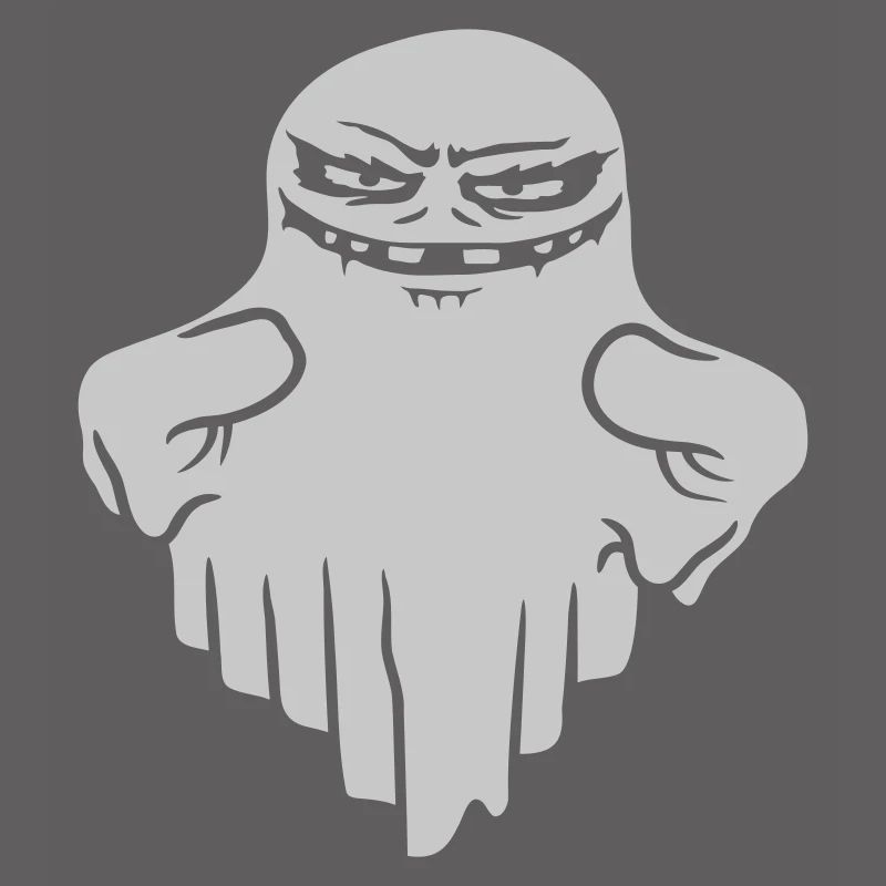 Comic Floating Monster Ghost