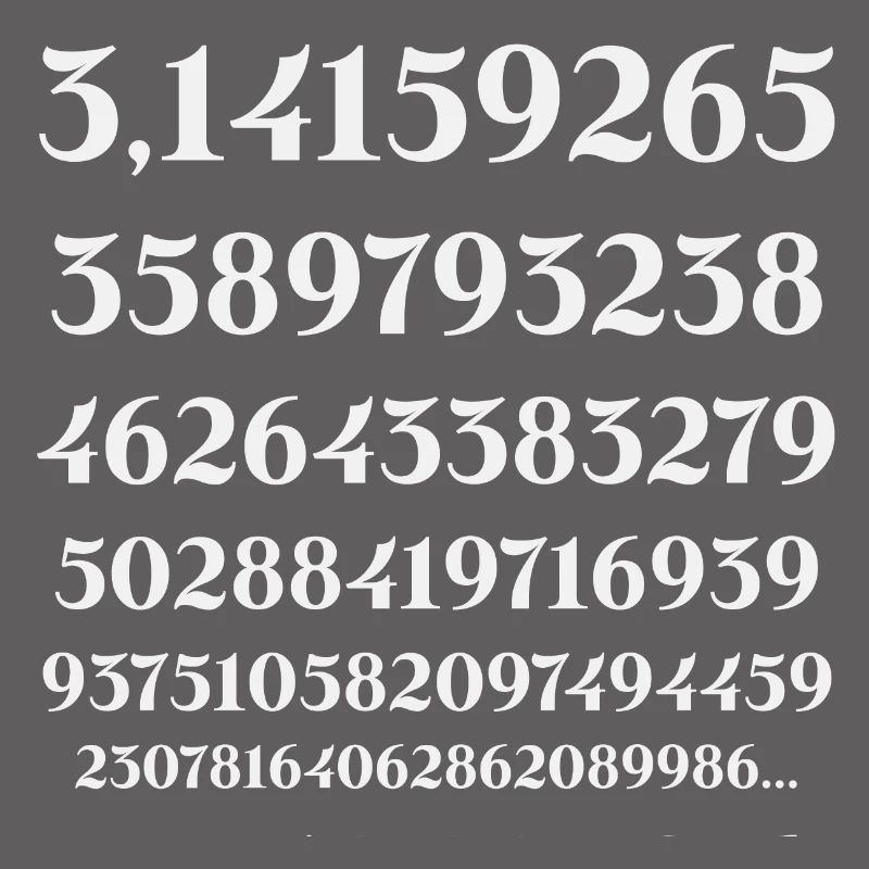 Pi Circle Number Gift Idea Math Math Numbers