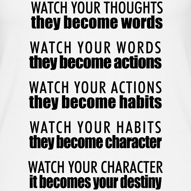 watch your thoughts