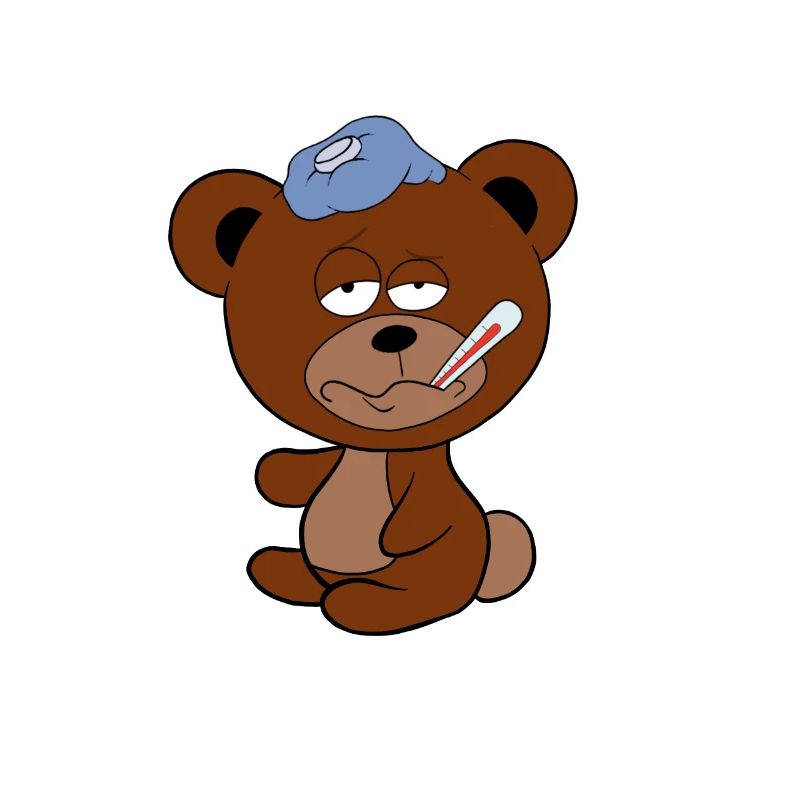 Sick bear flu influenza