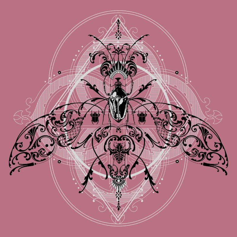 Psychedelic Insects Bug Pattern Ornament
