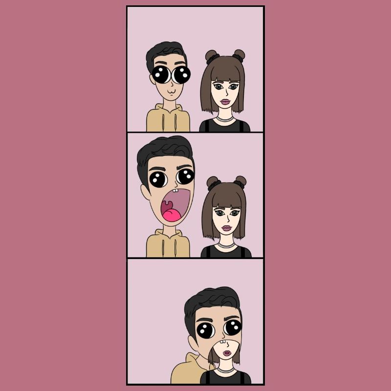 It is devoured | Comic Style | Triptych