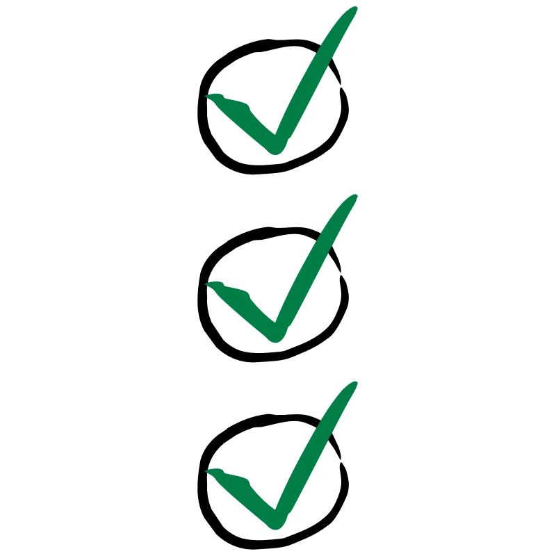 Three Checkmarks