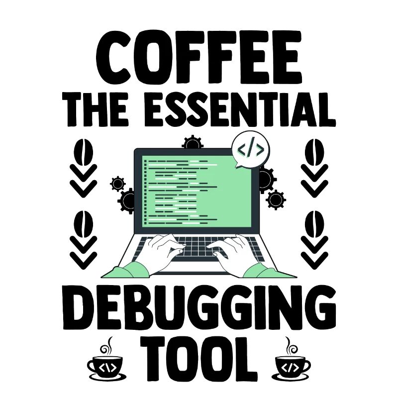 Kaffee Programmierer Programmierer Programmierer Entwickler Nerd Coff