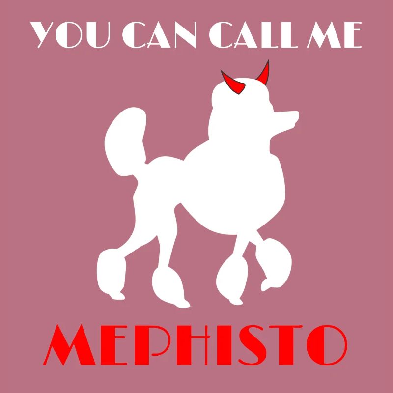 Poodle Mephisto Faust Goethe Saying