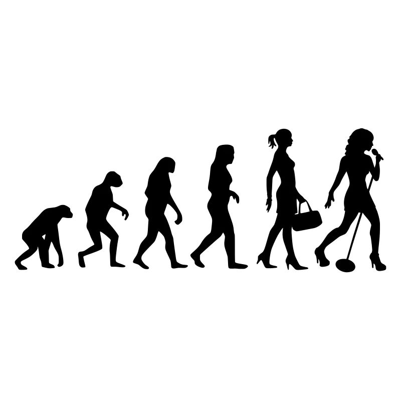 Évolution de la chanteuse de rock