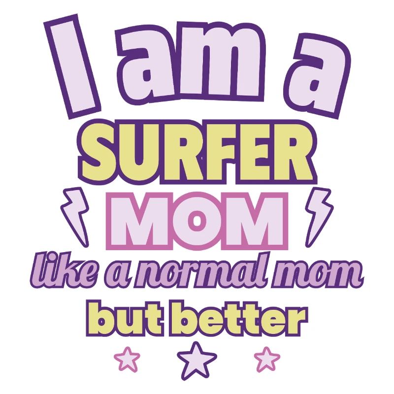 Mutter Surferin, Muttertag Geschenk, Surfen