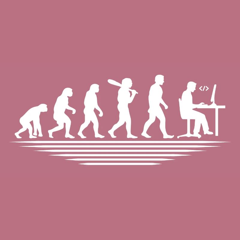 Coffee Coding Evolution Codeur Développeur Nerd Coffe