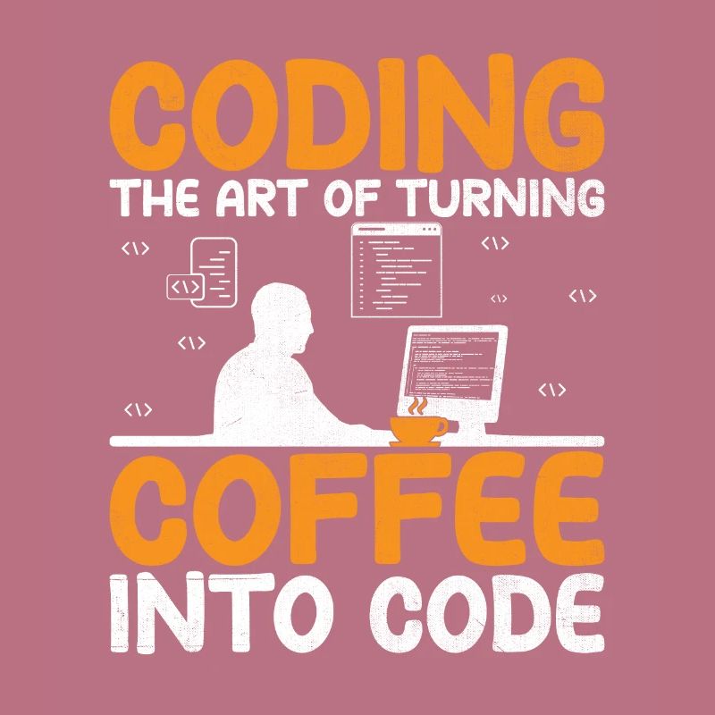 Kaffee-Codierung Programmierer Programmierer Entwickler Nerd Coff
