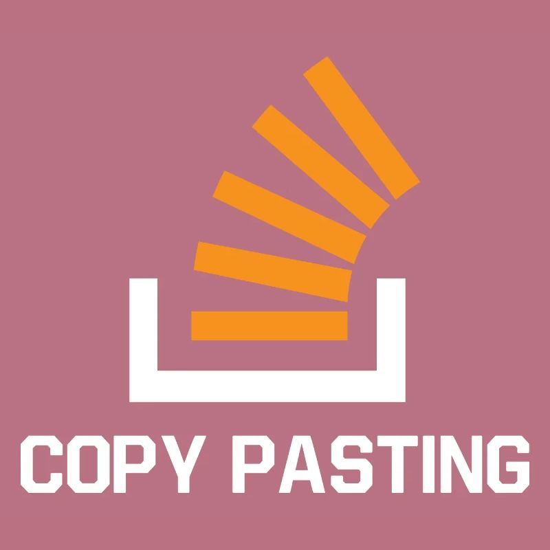 Copy Pasting Programming Coder Software Developer