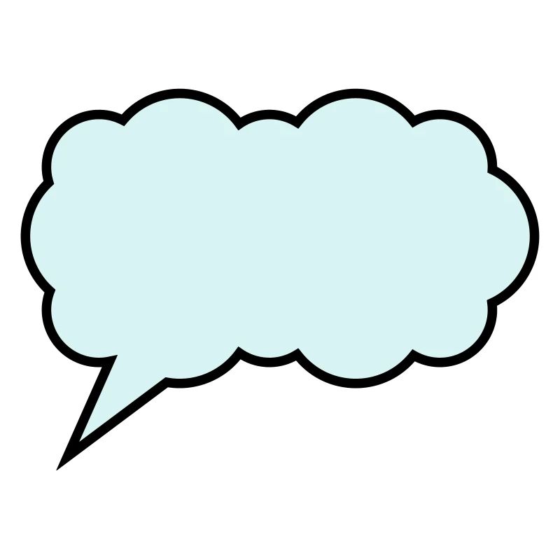 sprechblase cloud