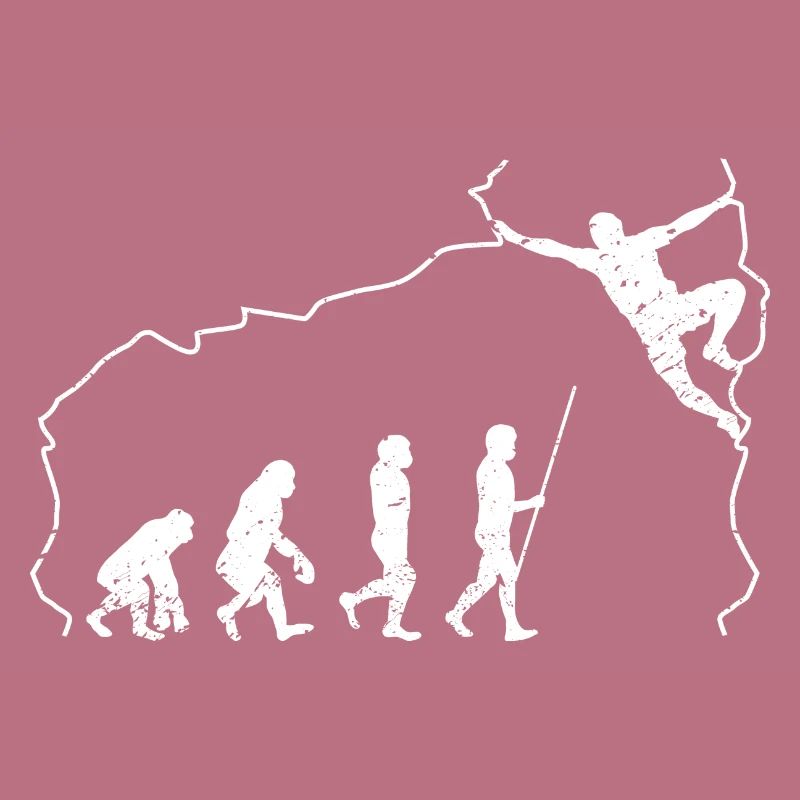 Klettern Bouldern Evolution Bergsteigen Kletterer