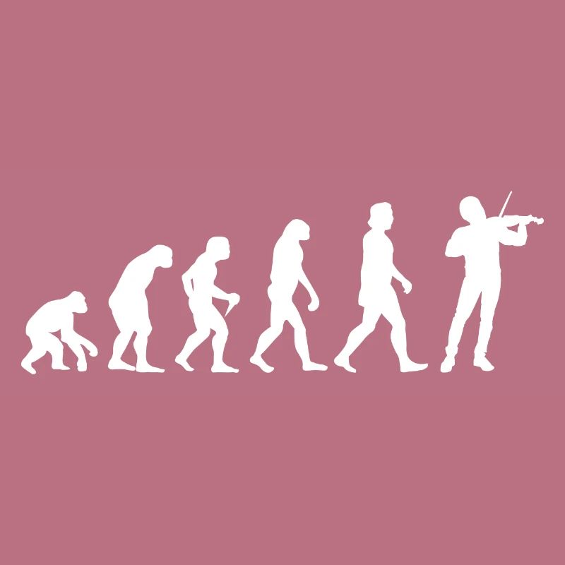 Cadeau de musicien de violon de violon d'évolution de violon
