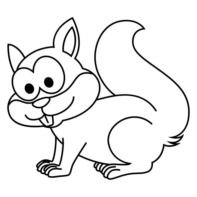 Eichhörnchen Comic Tier