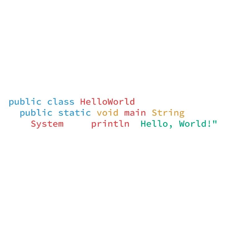 Hello World Java Programmiersprache