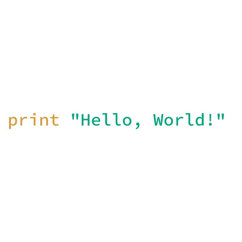 Chemise de programmeur Python Hello World