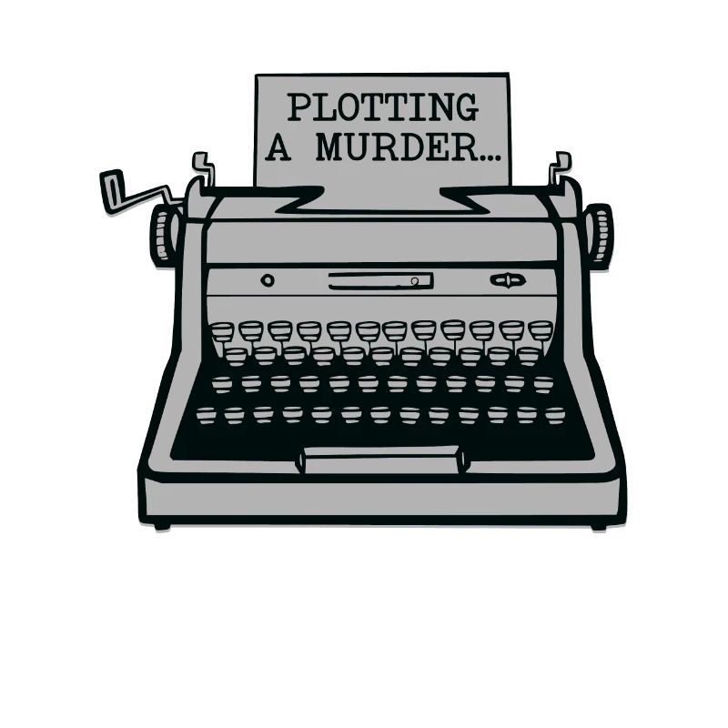Plotting A Murder Typewriter Author Writer Book