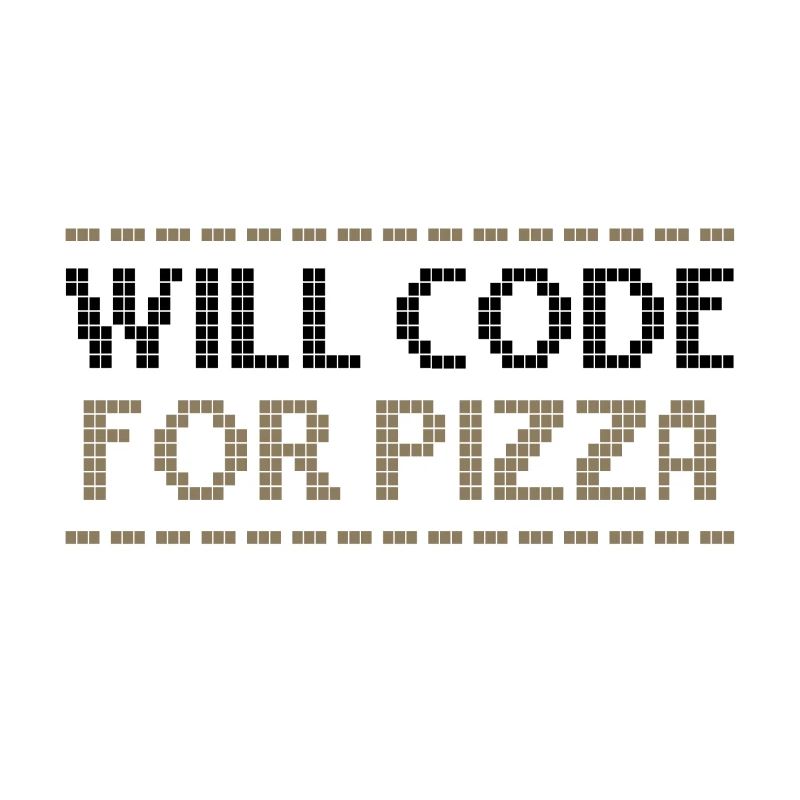 Computercodierung codiert für Pizza-Programmierer