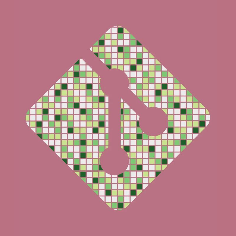 Git logo in Github style