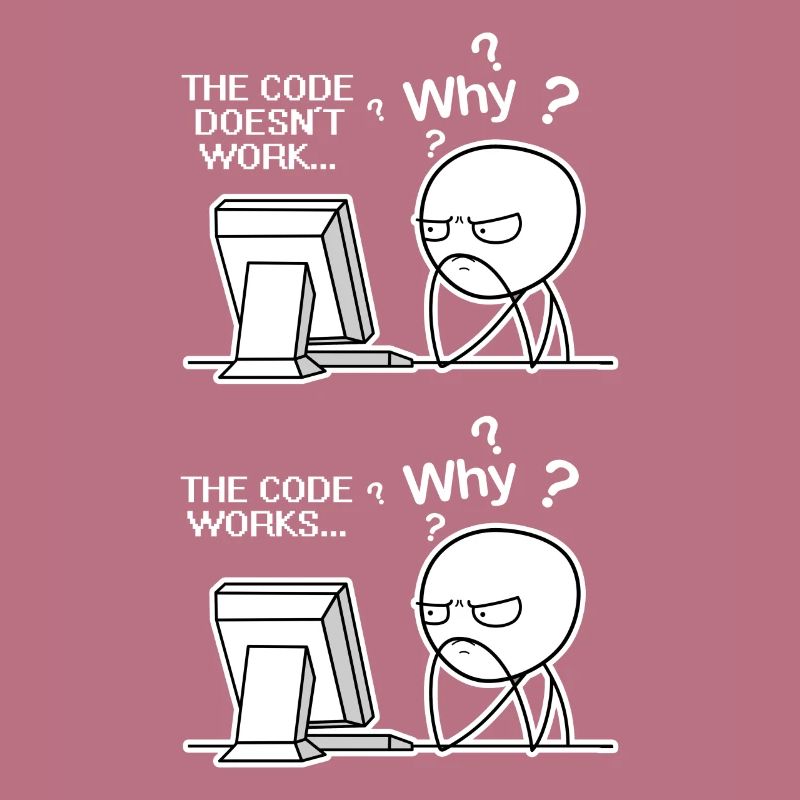 Funny Programmer Code Works Pourquoi Meme