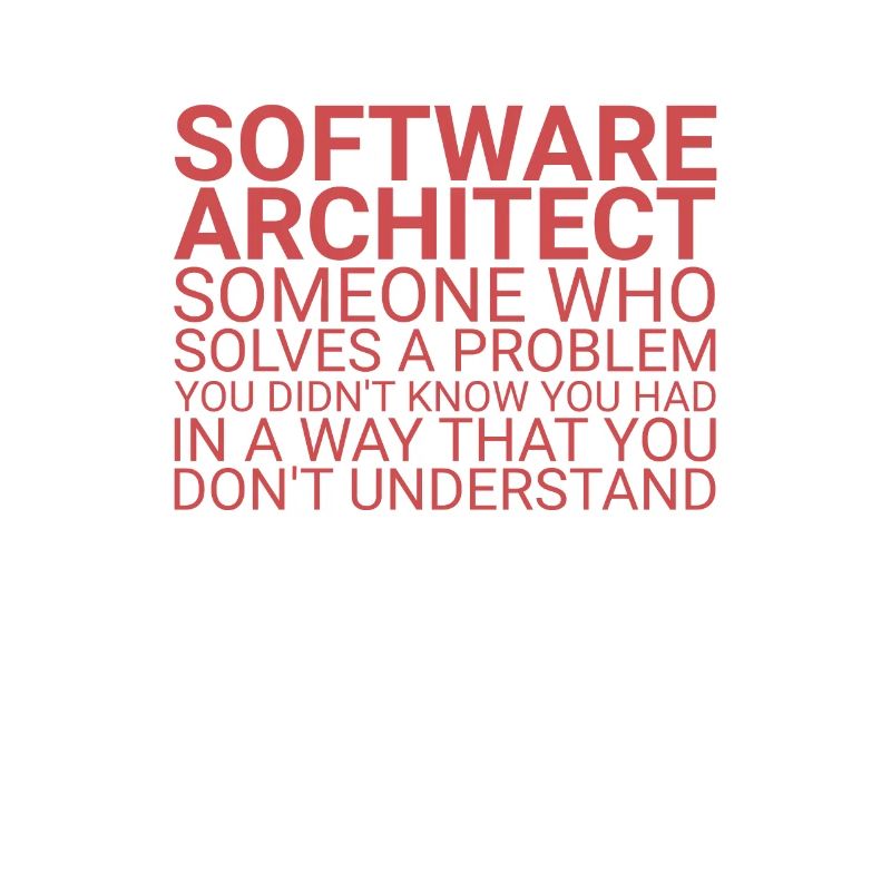"Software Architect Problem |Software Architektur"