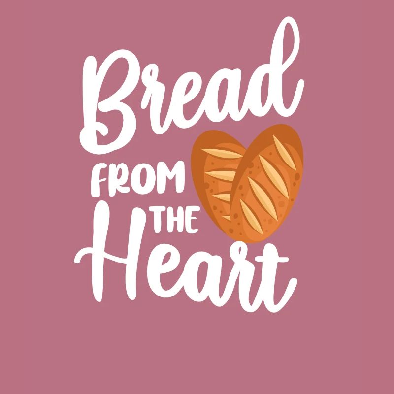 Bake Baking Bread Heart Bread From
