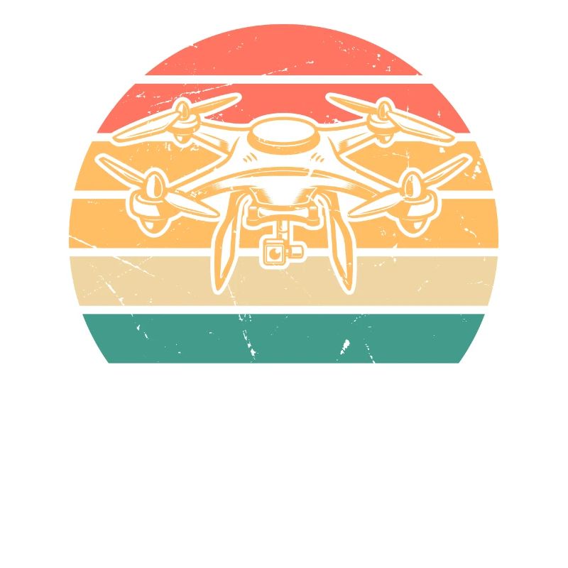 Multicopter Drone Sunset Drone Pilot Quadcopter Dr
