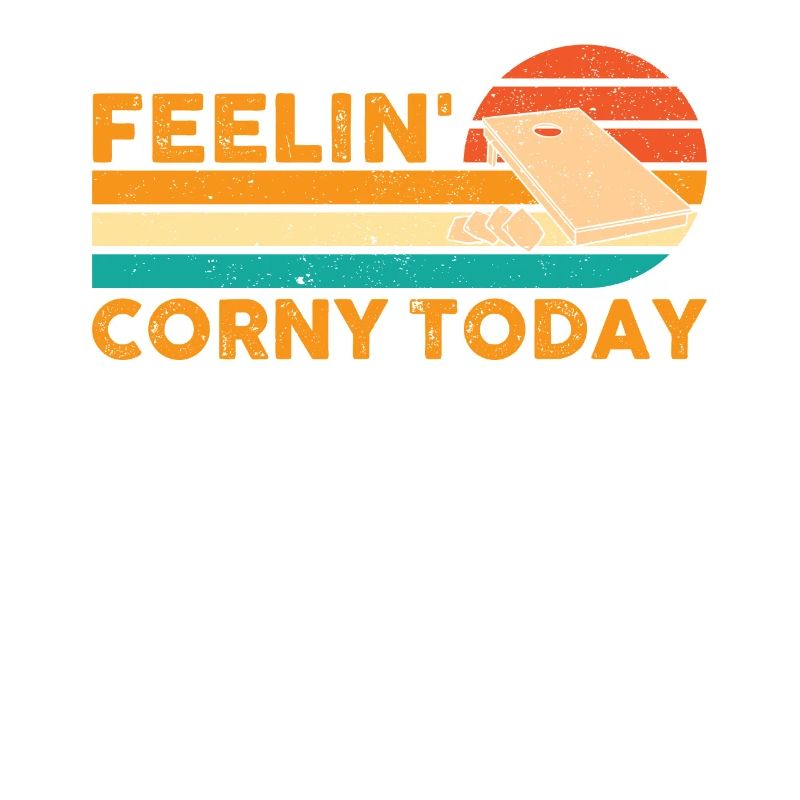 Funny Cornhole Corn Hole Retro