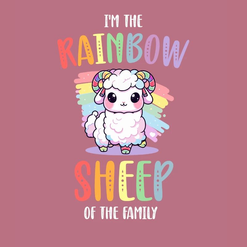 Rainbow Sheep LGBT Lesbisch Schwule Community Stolz