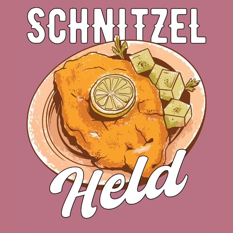 Schnitzel Held Fleisch Geschenk