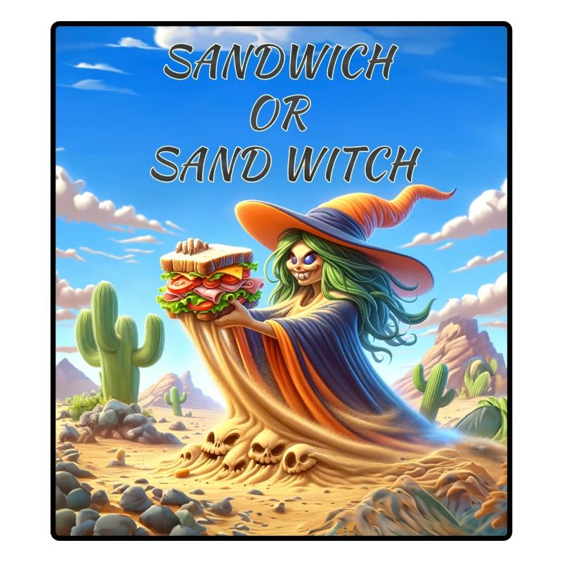 Sandwich oder Sand Witch Fun Confusion Hemd