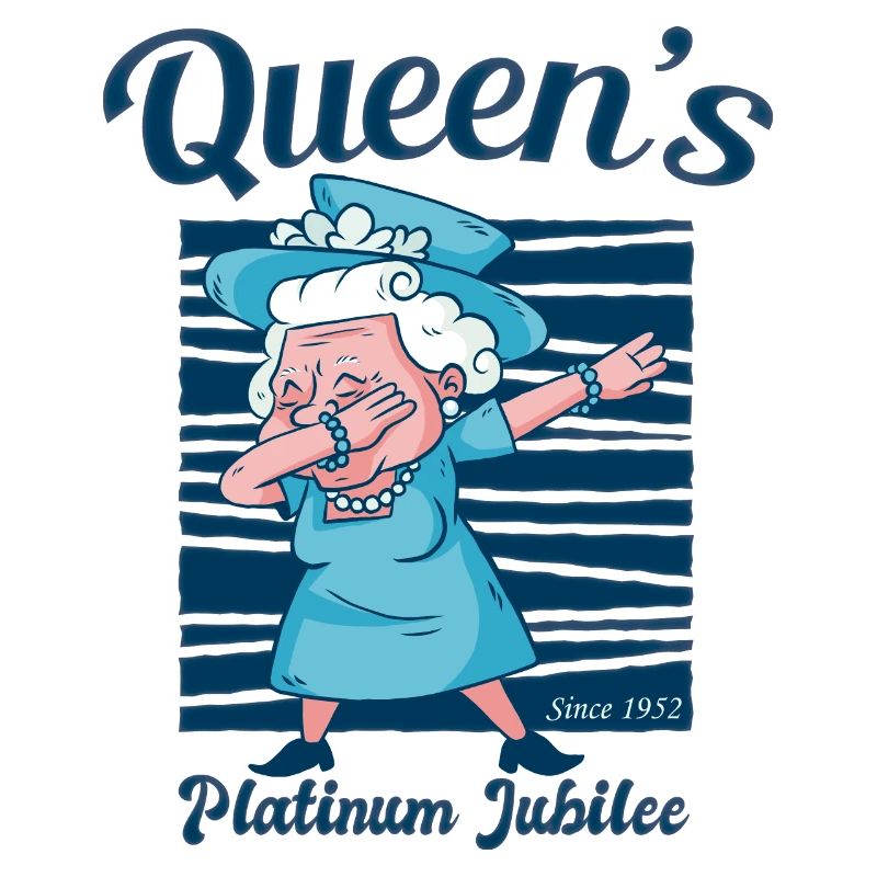 Dabbing British Queen Monarchy Platinum Jubilee