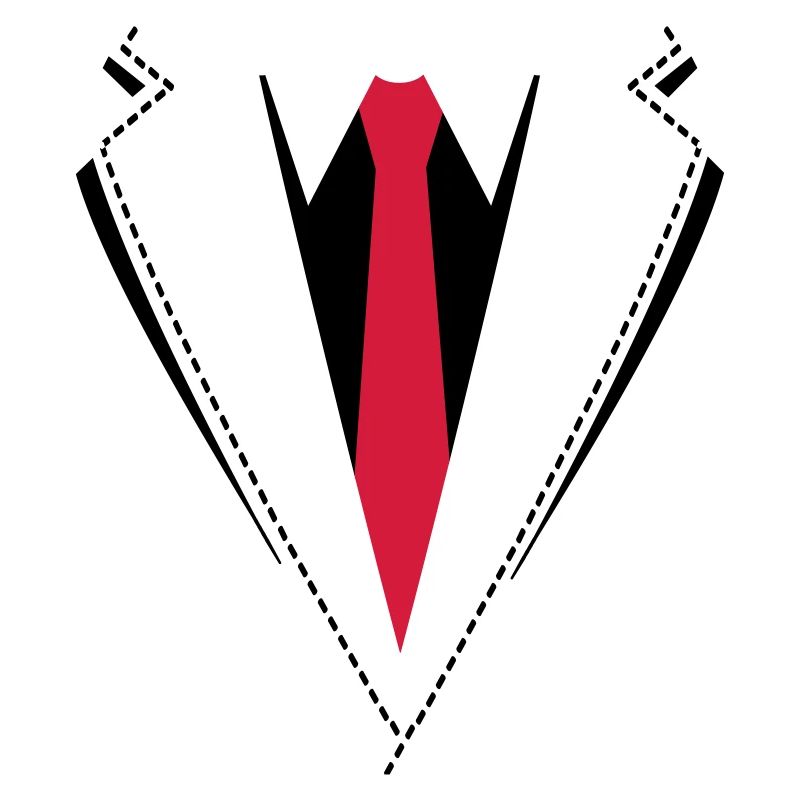 Fliege oder Krawatte Kostüm.