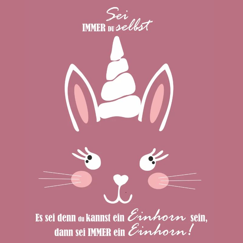 Hase oder Einhorn, oder ein Mischling -Unicorn