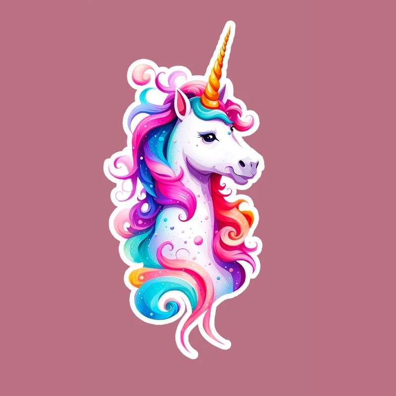Regenbogen Einhorn 03