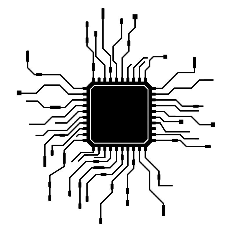 processor cpu wires wire cabling computer